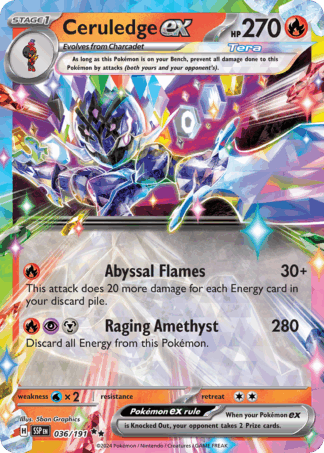 Ceruledge ex - Surging Sparks