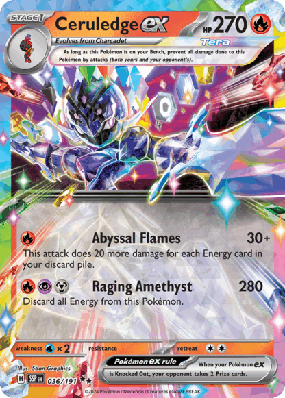 Ceruledge ex - Surging Sparks