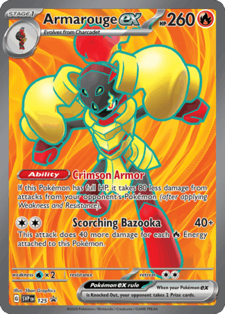 Armarouge ex - Scarlet & Violet Black Star Promos