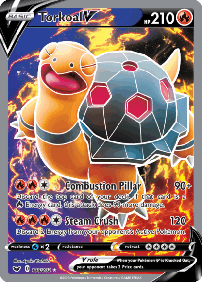 Torkoal V - Sword & Shield