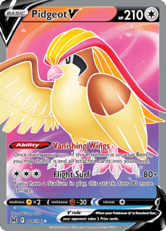 Pidgeot V - Lost Origin