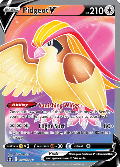 Pidgeot V - Lost Origin