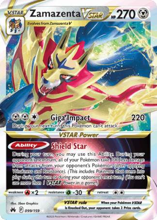 Zamazenta VSTAR - Crown Zenith