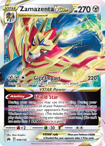 Zamazenta VSTAR - Crown Zenith