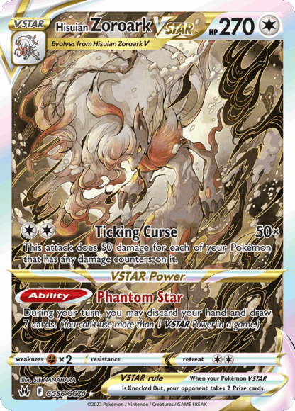 Hisuian Zoroark VSTAR - Crown Zenith Galarian Gallery