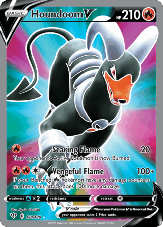 Houndoom V - Darkness Ablaze