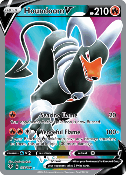 Houndoom V - Darkness Ablaze