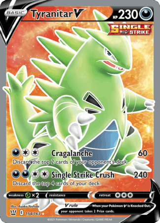 Tyranitar V - Battle Styles