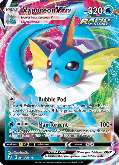 Vaporeon VMAX - Evolving Skies