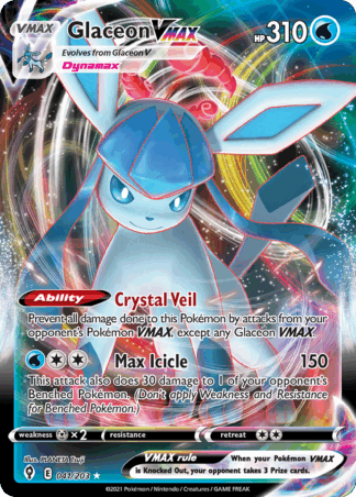 Glaceon VMAX - Evolving Skies