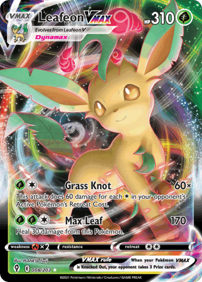 Leafeon VMAX - Evolving Skies