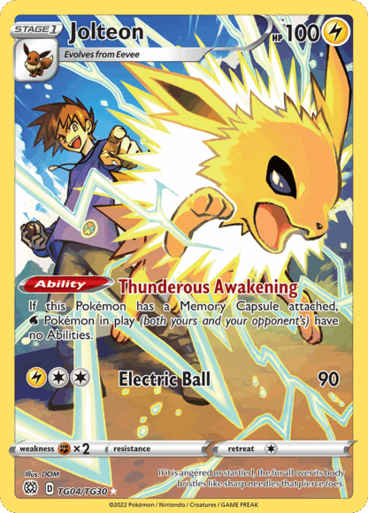 Jolteon - Brilliant Stars Trainer Gallery