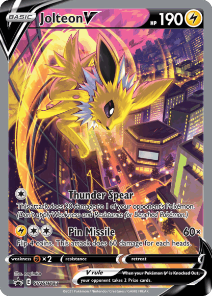 Jolteon V - SWSH Black Star Promos