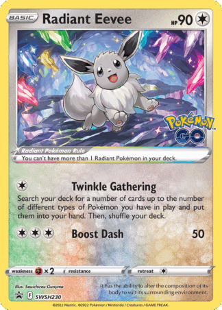 Radiant Eevee - SWSH Black Star Promos
