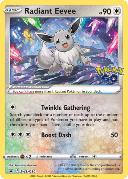 Radiant Eevee - SWSH Black Star Promos