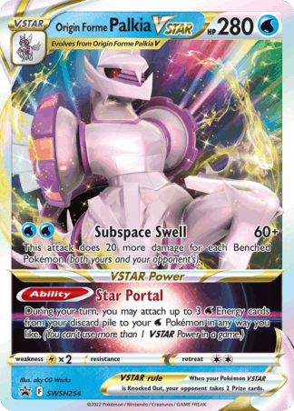 Origin Forme Palkia VSTAR - SWSH Black Star Promos