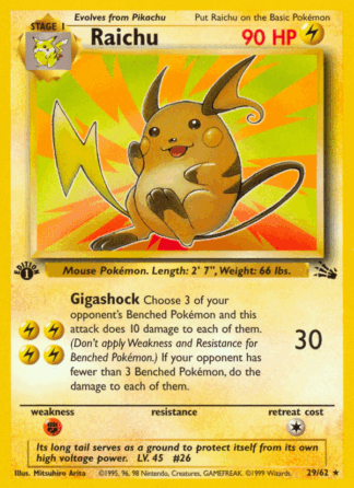 Raichu - Fossil