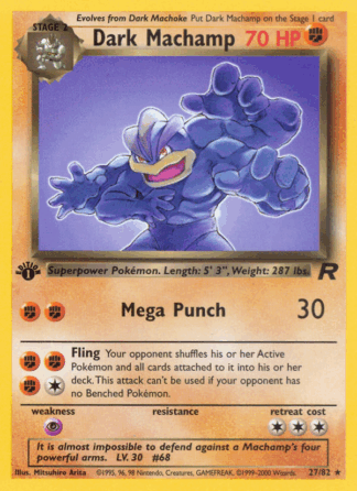 Dark Machamp - Team Rocket
