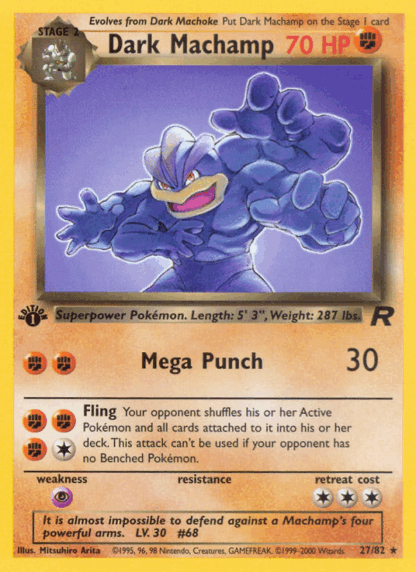 Dark Machamp - Team Rocket