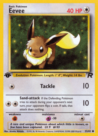 Eevee - 1st Edition Team Rocket