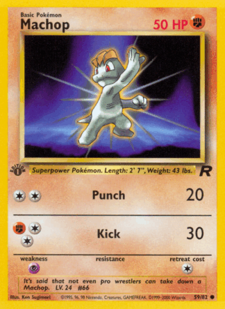 Machop - Team Rocket