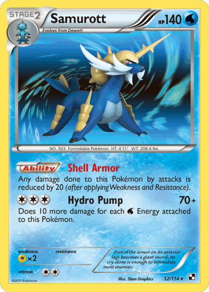 Samurott - Black & White