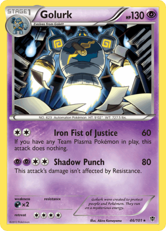 Golurk - Plasma Blast