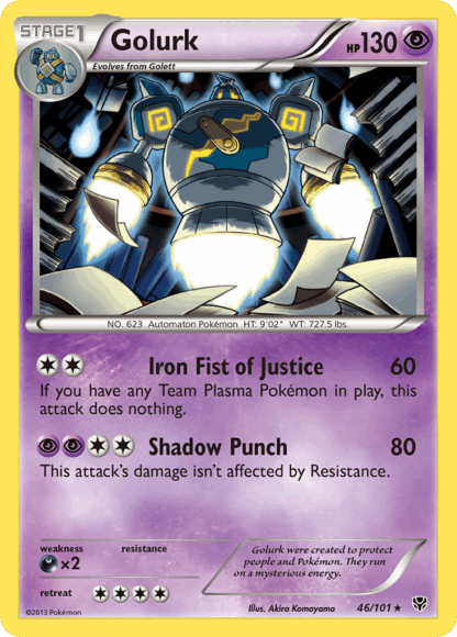 Golurk - Plasma Blast