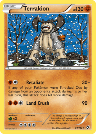 Terrakion - Legendary Treasures