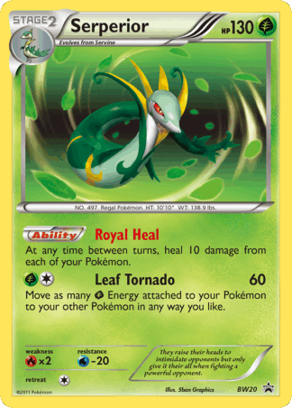 Serperior - BW Black Star Promos