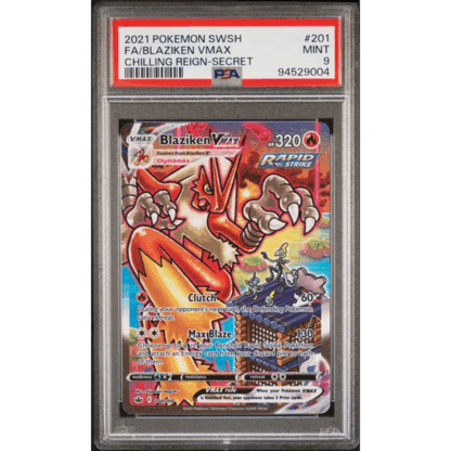 Blaziken Vmax - Chilling Reign - PSA 9