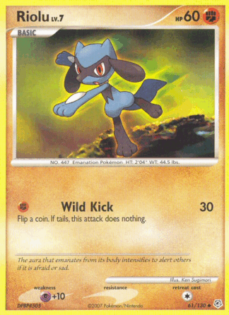 Riolu Reverse - Diamond & Pearl