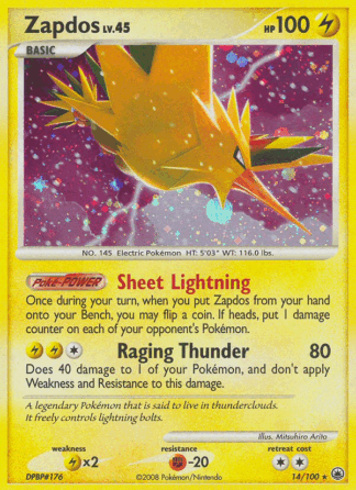 Zapdos Reverse - Majestic Dawn