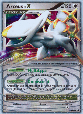 Arceus LV.X - DP Black Star Promos