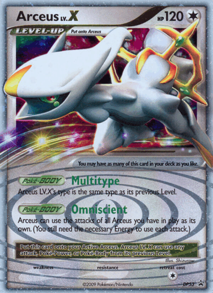 Arceus LV.X - DP Black Star Promos