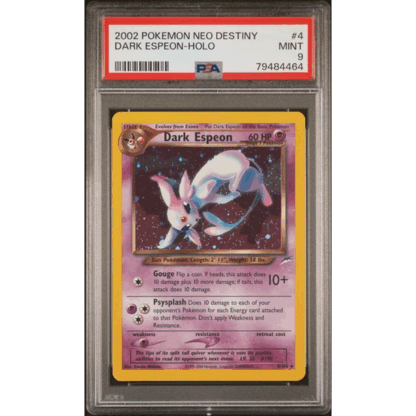 Dark Espeon - Neo Destiny - PSA 9
