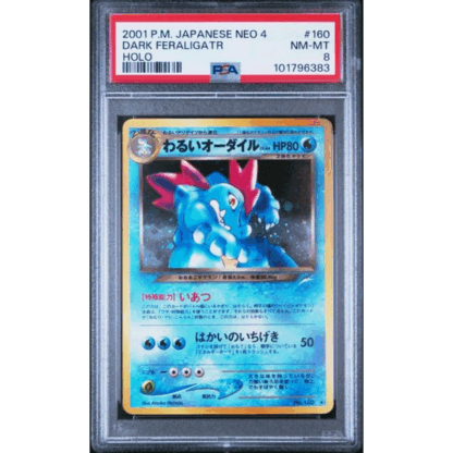 Dark Feraligatr - Japanese Neo 4 - PSA 8