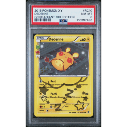 Dedenne - Generations Radiant Collection - PSA 8