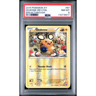 Dedenne - Rev. Foil Breakthrough - PSA 8