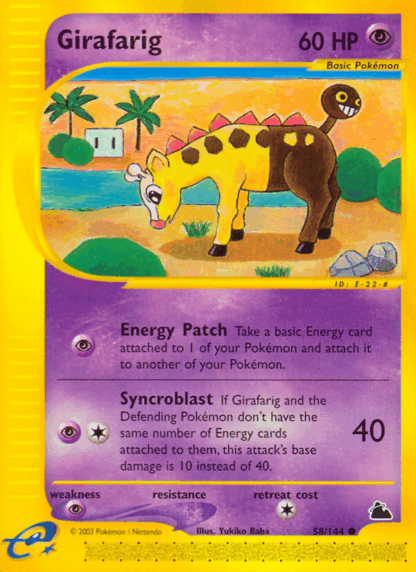 Girafarig Reverse - Skyridge