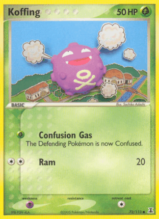 Koffing Reverse - Delta Species