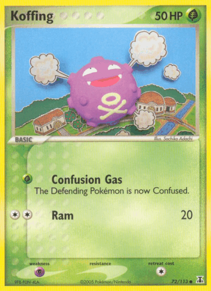 Koffing Reverse - Delta Species