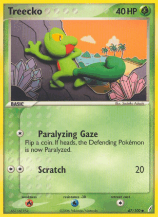 Treecko Reverse - Crystal Guardians