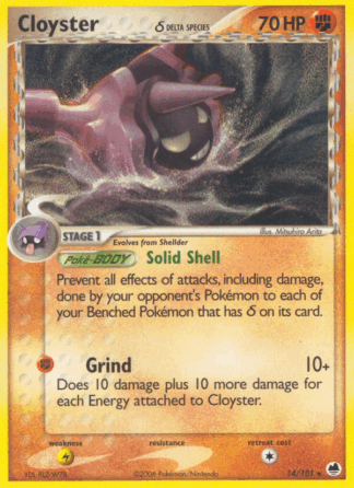 Cloyster δ Reverse - Dragon Frontiers