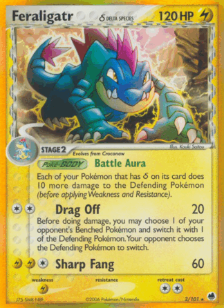 Feraligatr δ Reverse - Dragon Frontiers