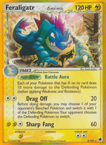 Feraligatr δ Reverse - Dragon Frontiers