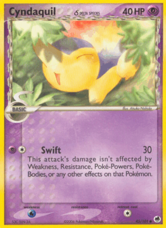 Cyndaquil δ Reverse - Dragon Frontiers