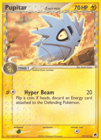 Pupitar δ Reverse - Dragon Frontiers