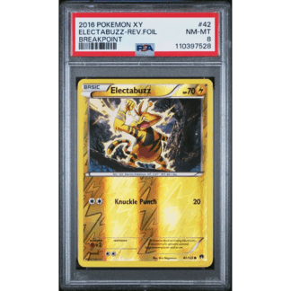 Electabuzz - Rev. Foil Breakpoint - PSA 8