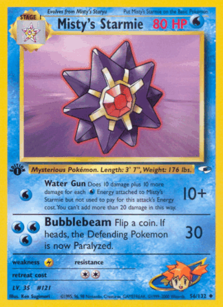 Misty's Starmie - Gym Heroes
